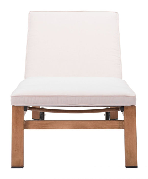 Zuo Modern Cozumel Lounge Chair Beige & Natural - 703980