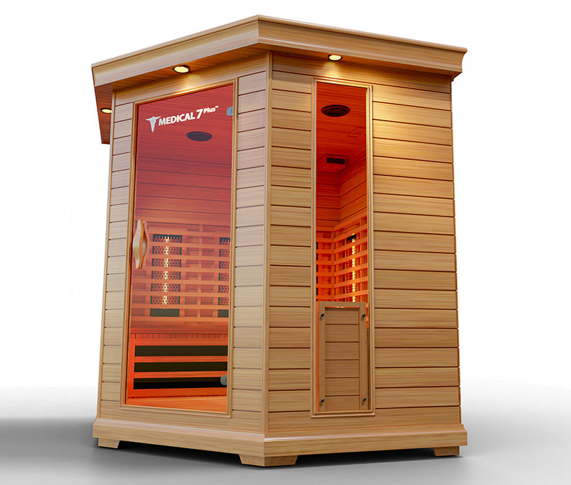 Medical Breakthrough Medical 7 Sauna - Corner Unit With Red Light Therapy