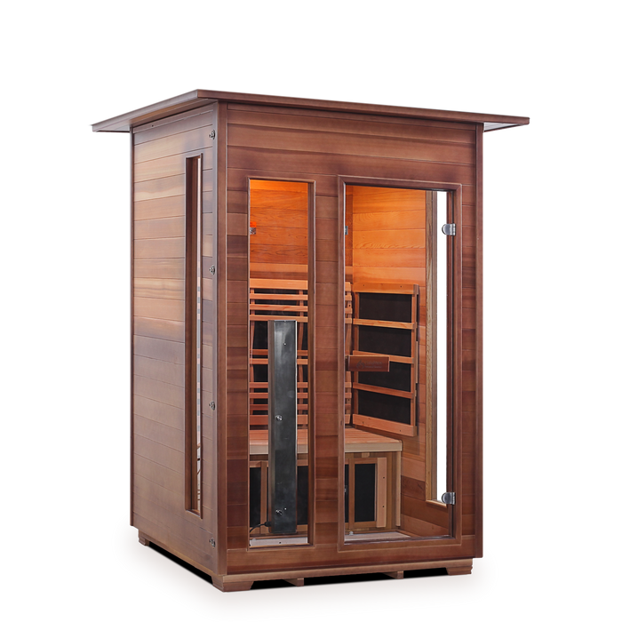 Enlighten Diamond 2 Indoor Hybrid Sauna - Infrared/Traditional - HI-17376