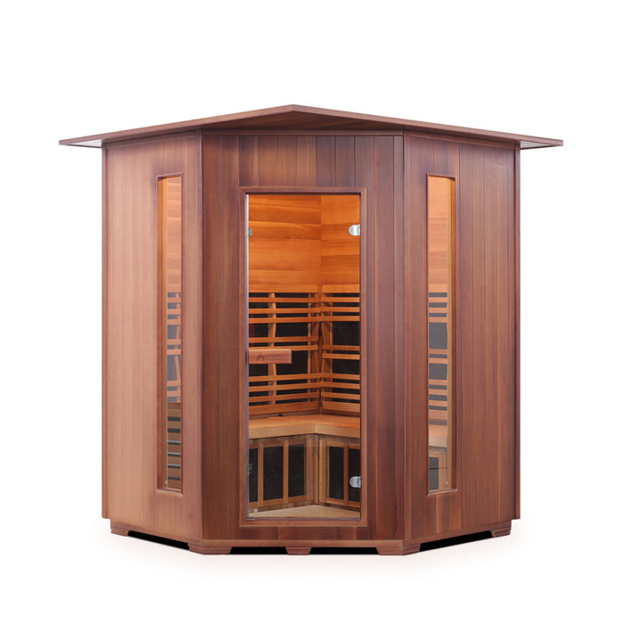Enlighten Diamond 4C Indoor Hybrid Sauna - Infrared/Traditional - HI-17379