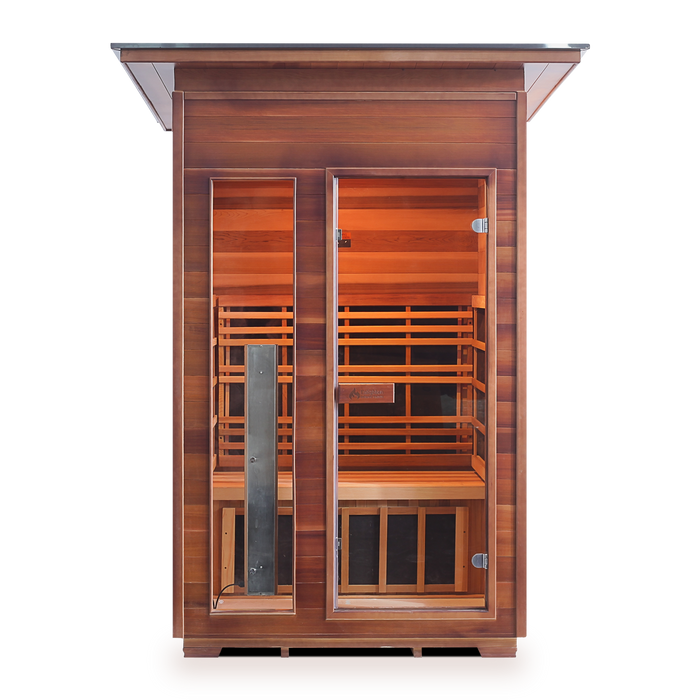 Enlighten Rustic 2 Outdoor Full Spectrum Infrared Sauna