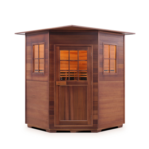 Enlighten Sapphire 4C Indoor Hybrid Sauna - Infrared/Traditional - HI-16379
