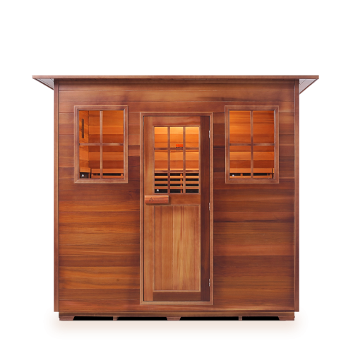 Enlighten Sapphire 5 Indoor Hybrid Sauna - Infrared/Traditional - HI-16380