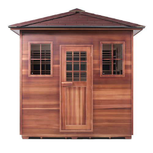 Enlighten Sapphire 8 Outdoor Hybrid Sauna - Infrared/Traditional