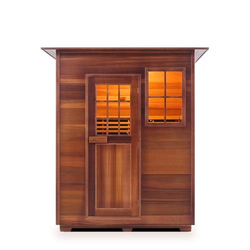 Enlighten Sapphire 3 Indoor Hybrid Sauna - Infrared/Traditional - HI-16377