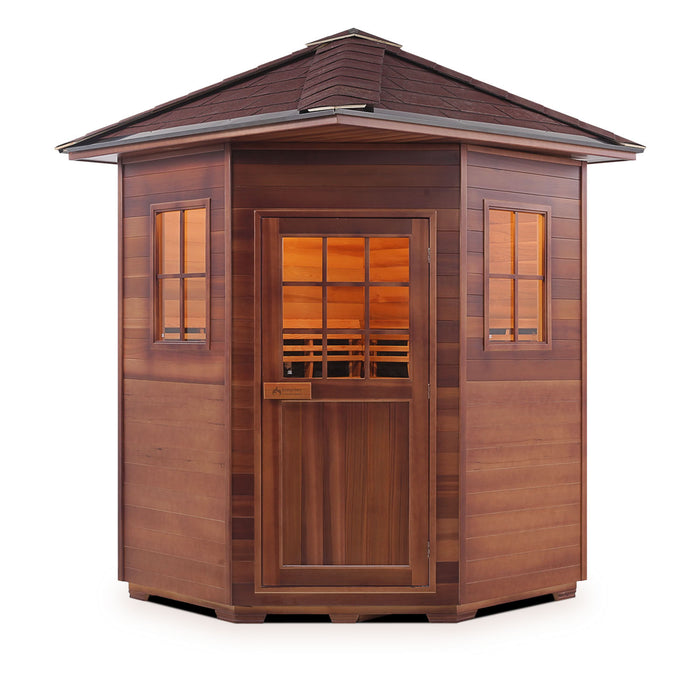 Enlighten Sierra 4C Outdoor Full Spectrum Infrared Sauna - 16379