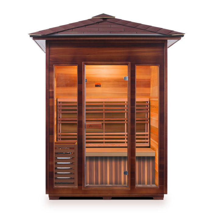 Enlighten Sunrise 3 Outdoor Traditional Dry Sauna
