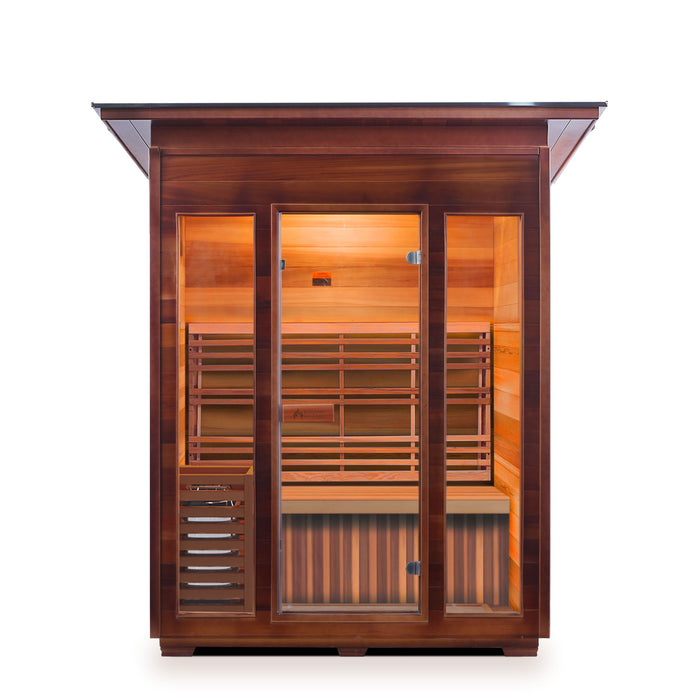 Enlighten Sunrise 3 Outdoor Traditional Dry Sauna