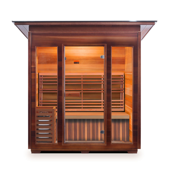 Enlighten Sunrise 4 Indoor Traditional Dry Sauna - TI-17378