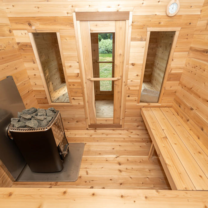 Dundalk Leisure Craft Canadian Timber Georgian Cabin Sauna with Change room - CTC88CW