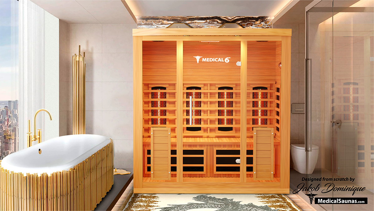 Medical Breakthrough Medical 6 Sauna - With Red Light Therapy