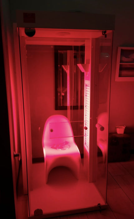 Halotherapy Solutions Vitality Booth - The Next Generation of Halotherapy - Salt Therapy and Red Light Therapy